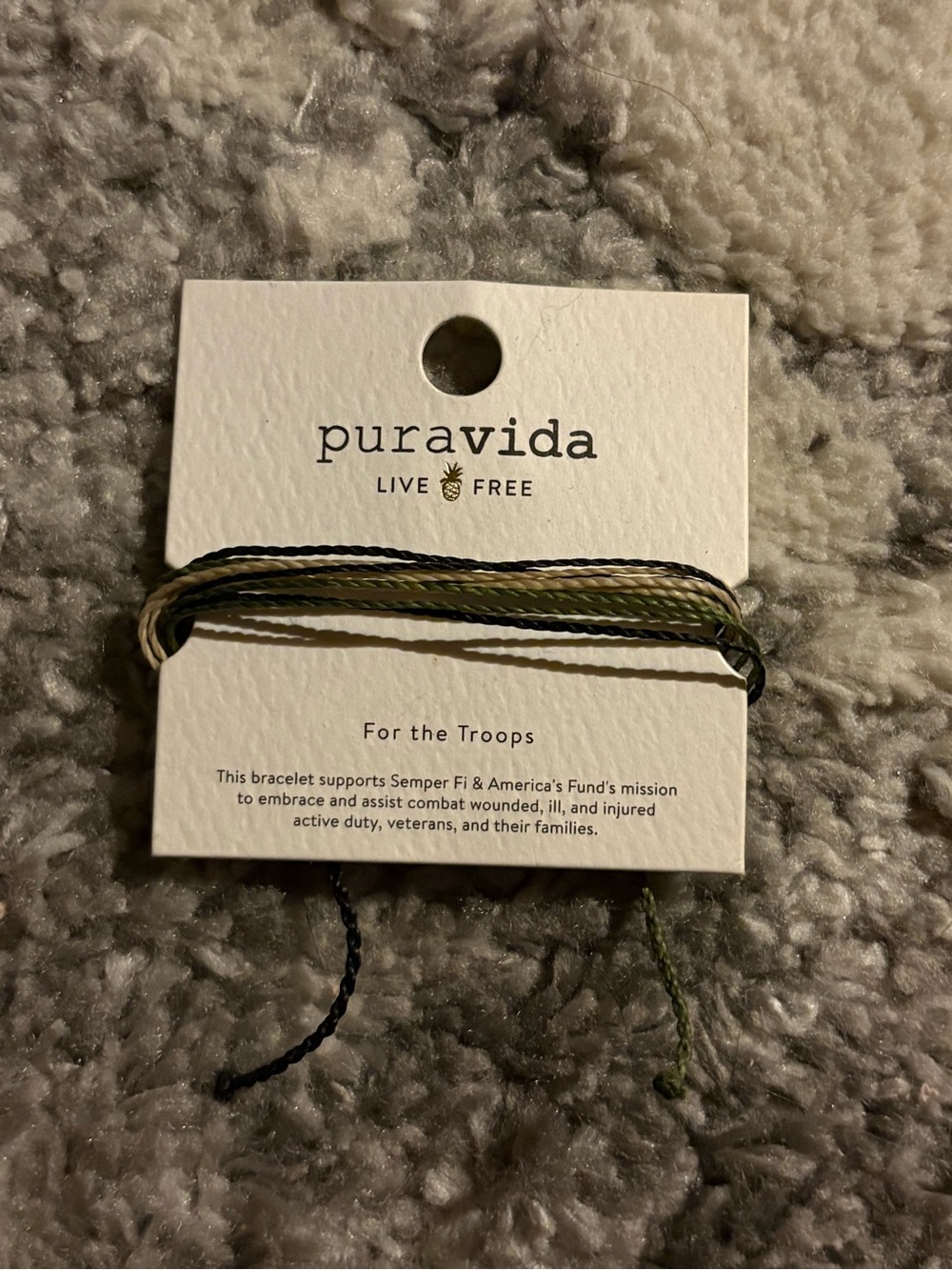 NEW Puravida Bracelet- For the Troops